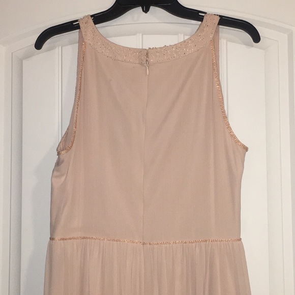 NWT Adrianna Papell Chiffon Halter Gown - Picture 5 of 8